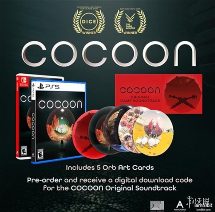 独立冒险游戏《Cocoon》将在Nintendo Switch和PS5平台推出实体版